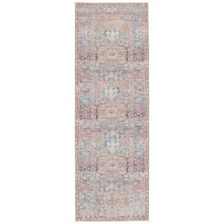 Jaipur Living Kindred Geonna KND05 Blue/Beige Area Rug Runner Image