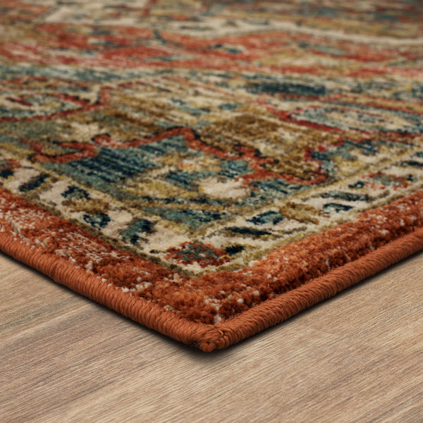 Karastan Elements Kasbar Spice Area Rug Corner 