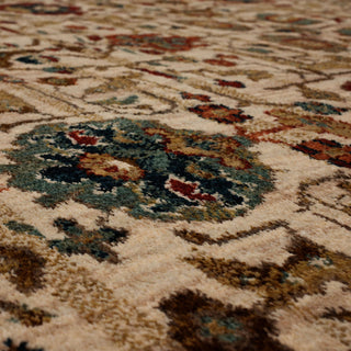 Karastan Spice Market Keralam Cream Area Rug Close Up