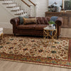 Karastan Spice Market Keralam Cream Area Rug Room Scene 2