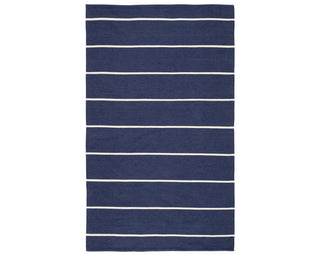 Jaipur Living Lanai Corbina LAN02 Dark Blue/Ivory Area Rug - Top Down