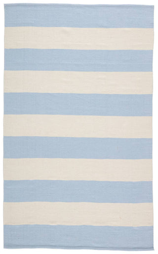 Jaipur Living Lanai Remora LAN05 Light Blue/Ivory Area Rug - Top Down