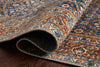 Loloi II Layla LAY-09 Cobalt Blue/Spice Area Rug Rolled
