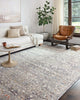 Loloi II Lucia LUC-04 Grey/Mist Area Rug Room Scene 1