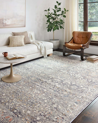 Loloi II Lucia LUC-04 Grey/Mist Area Rug Room Scene 1