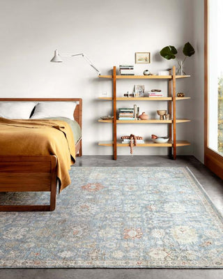 Loloi Legacy LZ-10 Blue/Multi Area Rug Room Scene Featured