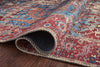 Loloi II Loren LQ-10 Blue/Red Area Rug Rolled