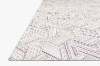 Loloi II Maddox MAD-07 Grey/Ivory Area Rug Corner 