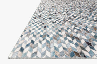 Loloi II Maddox MAD-08 Ocean/Grey Area Rug Corner
