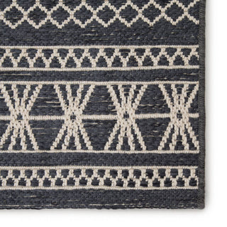 Jaipur Living Marina Vella MAR02 Dark Blue/Cream Area Rug - Close Up