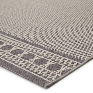 Jaipur Living Marina Vella MAR03 Gray/Cream Area Rug - Corner