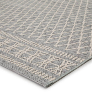 Jaipur Living Marina Vella MAR04 Light Gray/Cream Area Rug - Corner