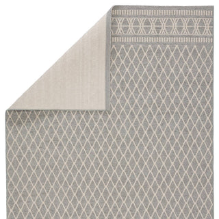 Jaipur Living Marina Vella MAR04 Light Gray/Cream Area Rug - Folded Corner