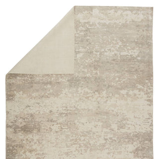 Jaipur Living Malibu by Barclay Butera Retreat MBB01 Light Gray/Ivory Area Rug - Folded Corner