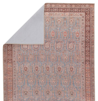 Jaipur Living Medea Tielo MDE02 Blue/Brown Area Rug - Folded Corner