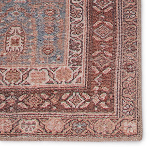 Jaipur Living Medea Tielo MDE02 Blue/Brown Area Rug - Close Up