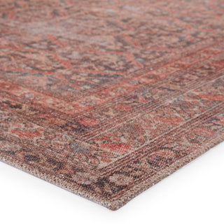 Jaipur Living Medea Estienne MDE04 Rust/Brown Area Rug - Corner