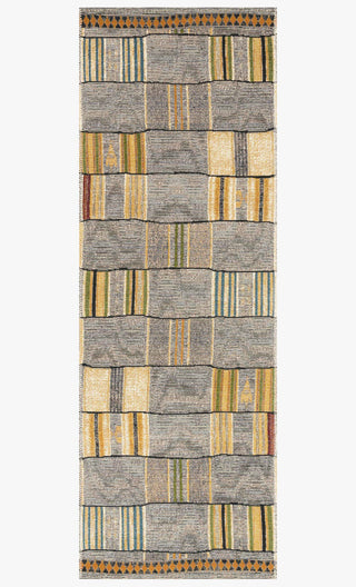 Loloi Mika MIK-10 Granite/Multi Area Rug 2'5''x 7'8'' Runner