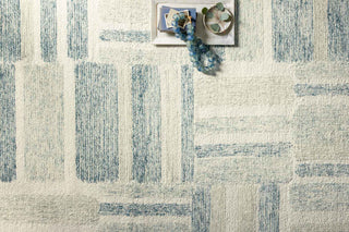 Loloi Milo MLO-04 Aqua / Denim Area Rug Close Up