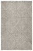 Jaipur Living Traditions Made Modern Exhibition MMT19 White/Dark Gray Area Rug by Museum Ifa - Top Down