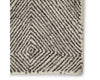 Jaipur Living Traditions Made Modern Exhibition MMT19 White/Dark Gray Area Rug by Museum Ifa - Close Up