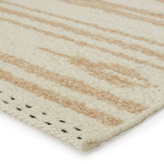 Jaipur Living Mendoza Lomita MND02 Light Tan/Cream Area Rug - Corner