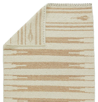 Jaipur Living Mendoza Lomita MND02 Light Tan/Cream Area Rug - Folded Corner