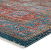 Jaipur Living Myriad Romilly MYD11 Rust/Teal Area Rug - Corner
