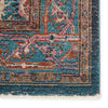 Jaipur Living Myriad Romilly MYD12 Teal/Rust Area Rug - Close Up