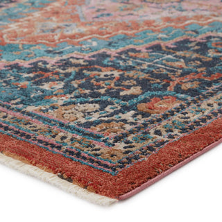 Jaipur Living Myriad Marielle MYD13 Blue/Rust Area Rug - Corner