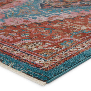 Jaipur Living Myriad Marielle MYD15 Rust/Teal Area Rug - Corner