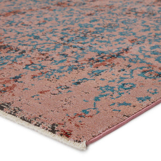 Jaipur Living Myriad Zea MYD17 Pink/Teal Area Rug - Corner