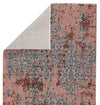 Jaipur Living Myriad Zea MYD17 Pink/Teal Area Rug - Folded Corner