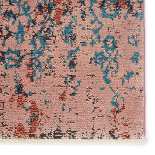 Jaipur Living Myriad Zea MYD17 Pink/Teal Area Rug - Close Up