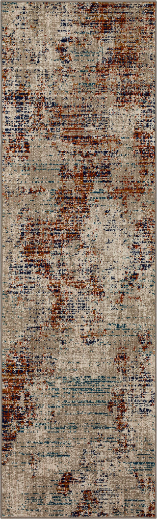 Karastan Meraki Apex Ginger Area Rug Runner