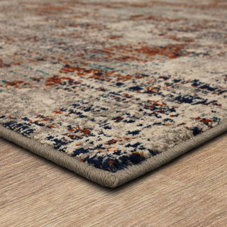 Karastan Meraki Apex Ginger Area Rug Corner close Up