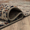Karastan Meraki Apex Ginger Area Rug Curled
