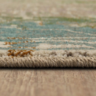 Karastan Meraki Chimera Lime Area Rug Binding