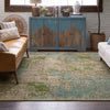 Karastan Meraki Chimera Lime Area Rug Room Scene Featured