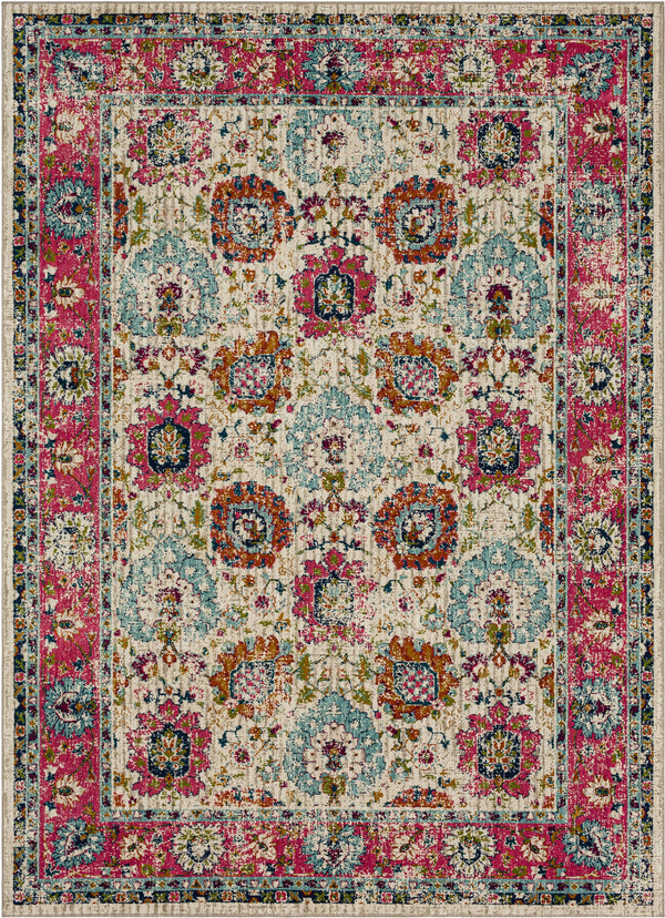 Karastan Meraki Mirage Fuchsia Area Rug Main Image
