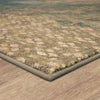 Karastan Intrigue Mesmerize Aqua Area Rug Corner 