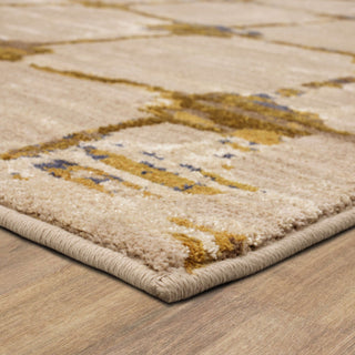 Karastan Artisan Mirage Brushed Gold Area Rug by Scott Living