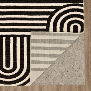 Karastan Artisan Mod Charcoal by Area Rug Scott Living Backing 