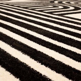 Karastan Artisan Mod Charcoal by Area Rug Scott Living Close Up 