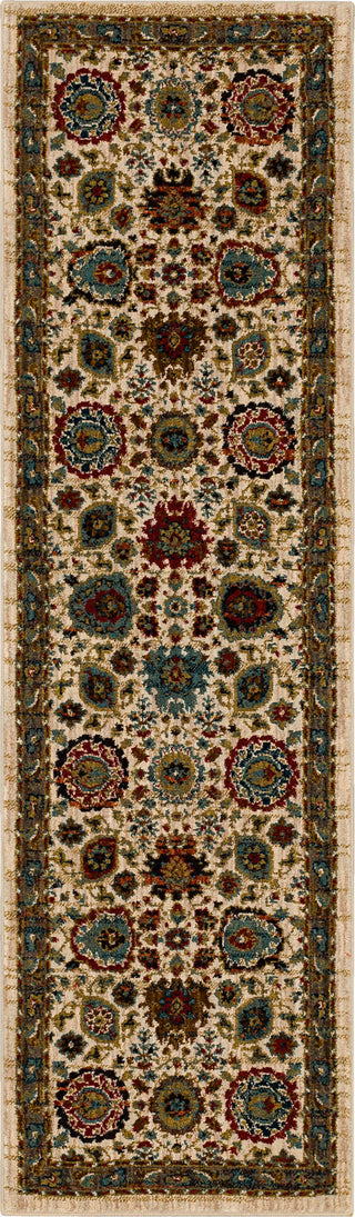Karastan Spice Market Musi Cream Area Rug 2'4"x7'10" Runner  