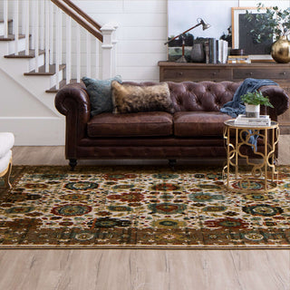 Karastan Spice Market Musi Cream Area Rug Room Scene Featured