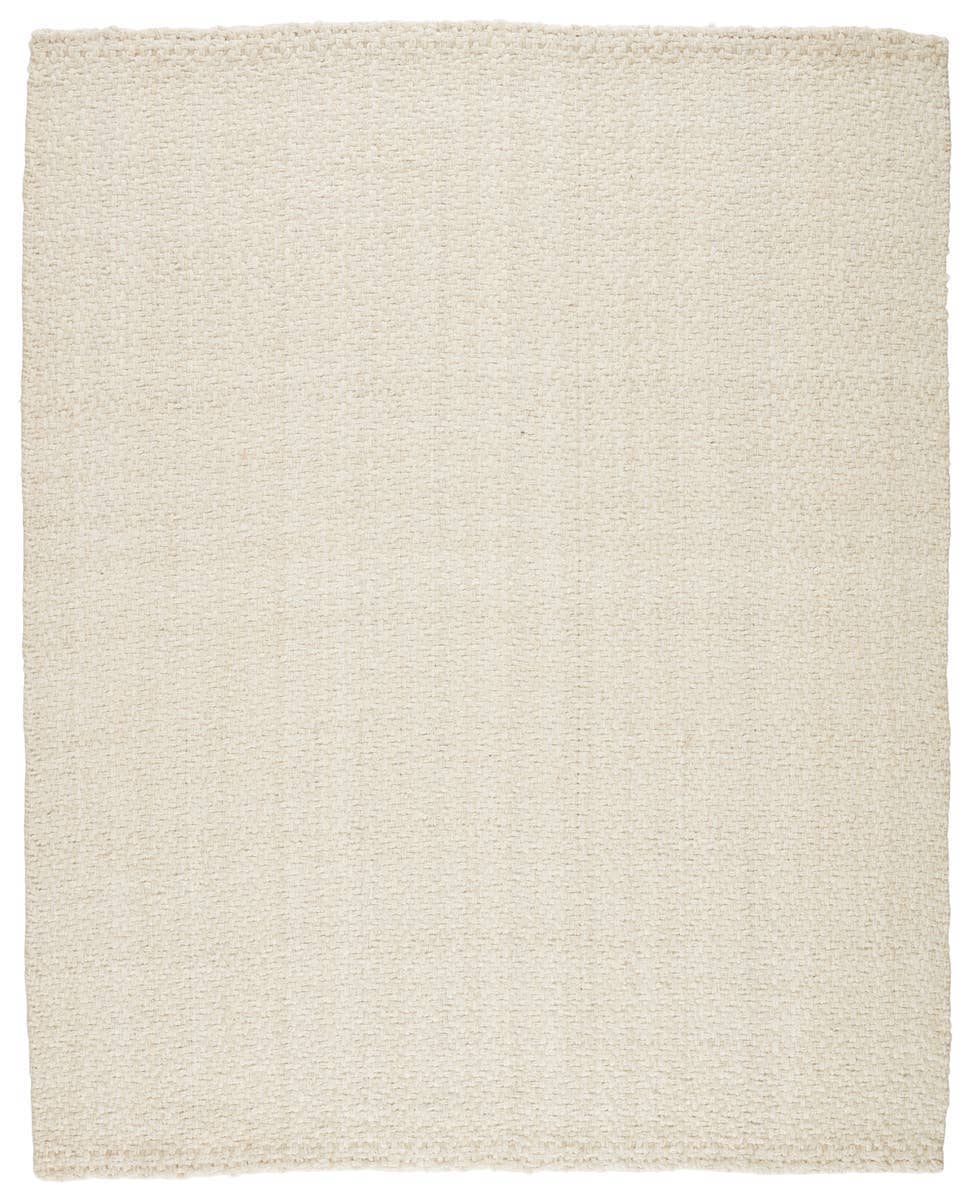 Jaipur Living Naturals Tobago Tracie NAT32 White Area Rug - Top Down