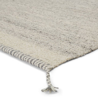 Jaipur Living Nazca Gila NAZ03 Gray/Ivory Area Rug - Corner