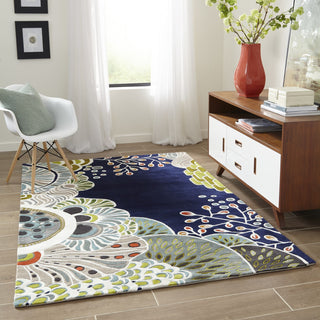 Momeni New Wave NW146 Navy Area Rug