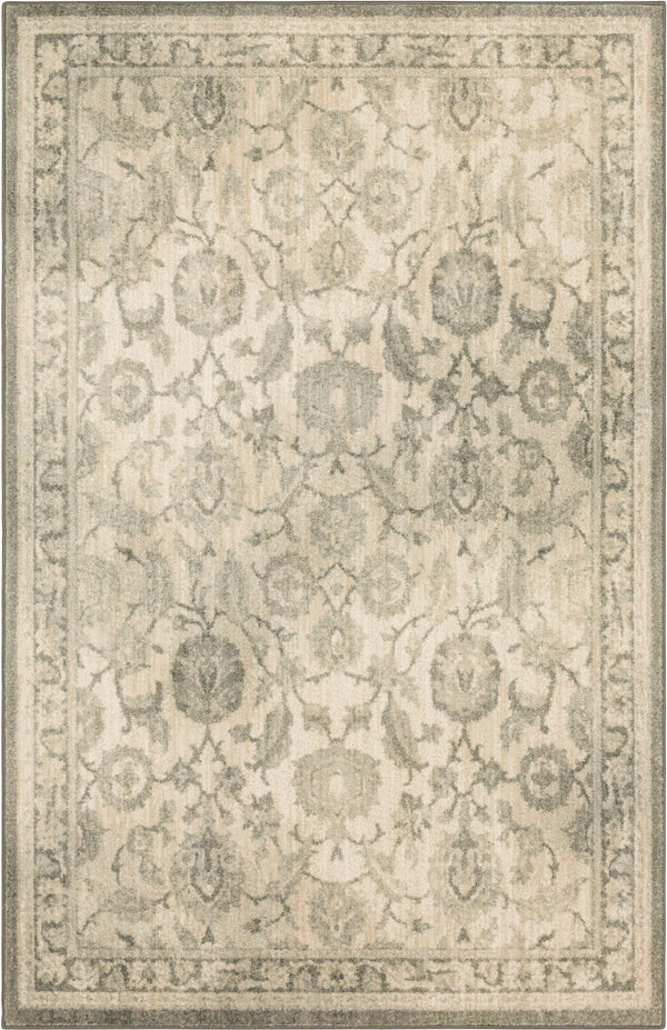 Karastan Euphoria New Ross Ash Grey Area Rug Main Image 5'3''x7'10'' Size 